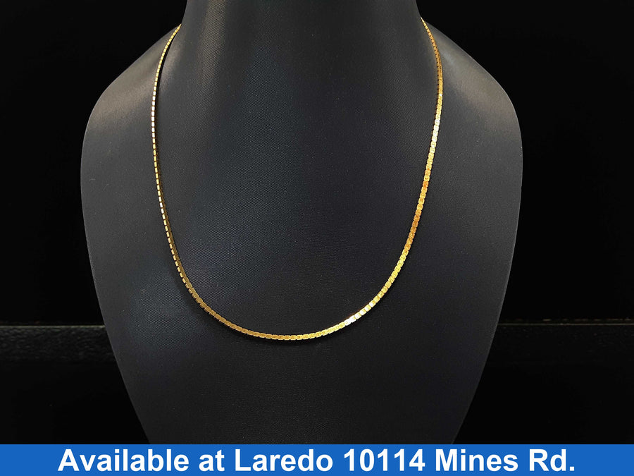 Woven Chain - Yellow Gold 14k (.585) 4.9 grams 18 inch