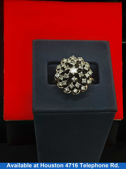 Women's Ring - Yellow Gold 14k (.585) 9.2 grams Size 11