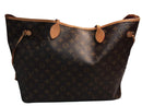 Louis Vuitton Neverfull Mm Brown Purse / Handbag