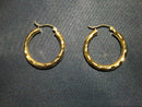 Bangle Earrings - Yellow Gold 14k (.585) 1.8 grams