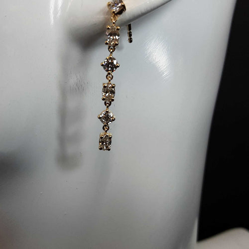Earrings - Yellow Gold 14k (.585) 2.1 grams