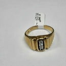Men's Ring - Yellow Gold 14k (.585) 6.6 grams Size 11.5
