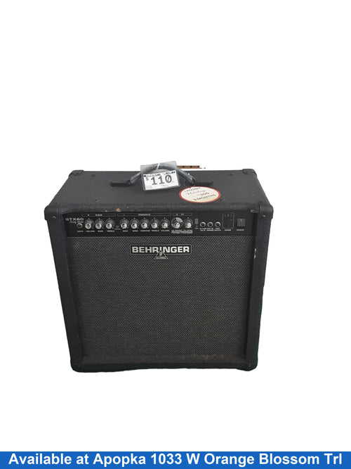 Behringer Gtx60 Black Guitar Amplifier