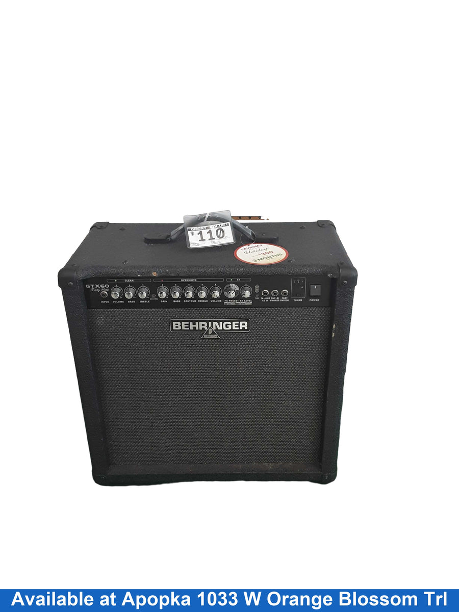 Behringer Gtx60 Black Guitar Amplifier