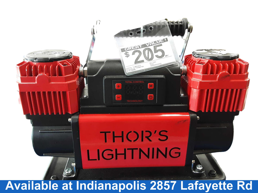 Thors Lightening Bolt Bolt002 Red Electric Compressor