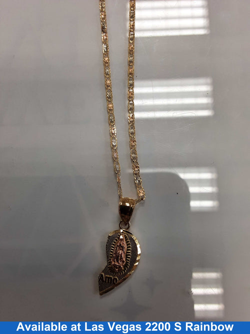 Chain - Tricolor Gold 14k (.585) 3.6 grams 20 inch