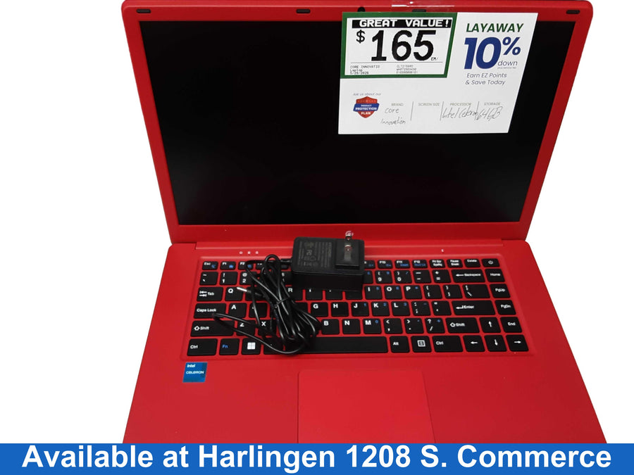 Core Innovations Clt2156rd Intel Celeron 4 Gb 64 Gb Red Laptop