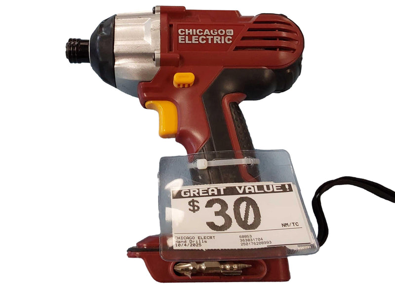 Chicago Elecrtic 68853 Red Hand Drill