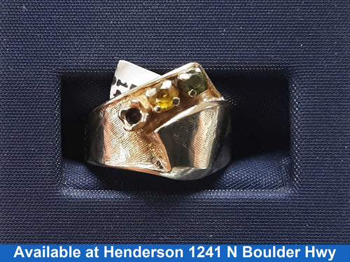 Women's Ring - Mother's - Yellow Gold 14k (.585) 4.9 grams Size 9.5