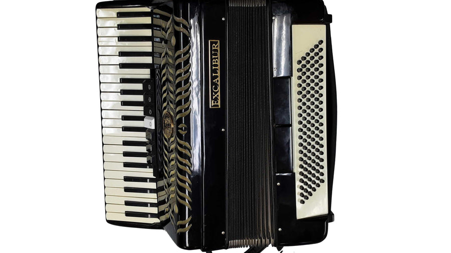 Excalibur Black Combination Accordion