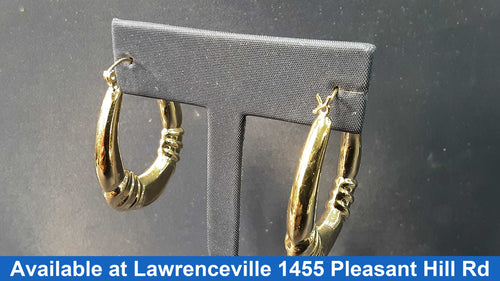 Shrimp Earrings - Yellow Gold 10k (.417) 5.2 grams