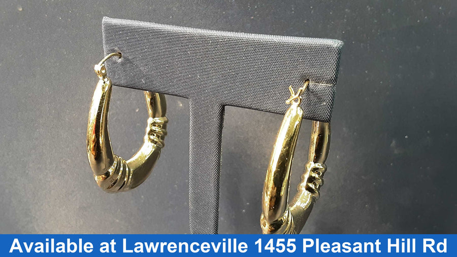 Shrimp Earrings - Yellow Gold 10k (.417) 5.2 grams