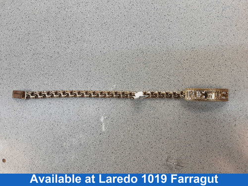 ID Bracelet - Yellow Gold 10k (.417) 41.9 grams 8 inch
