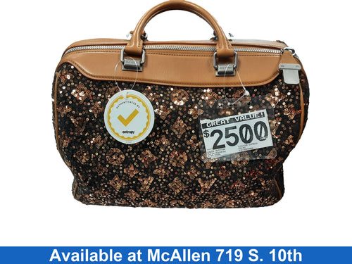 Louis Vuitton Sunshine Express Baby Brown Monogram Canvas Sequin Brown Purse / Handbag