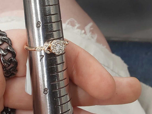 Women's Ring - Rose Gold 10k (.417) 2.2 Grams Size 7