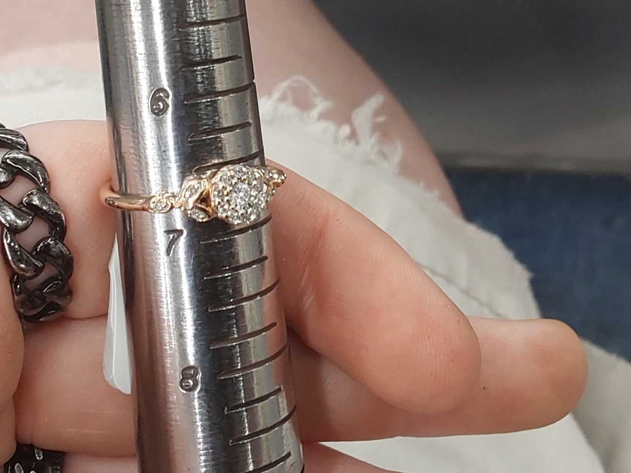 Women's Ring - Rose Gold 10k (.417) 2.2 Grams Size 7