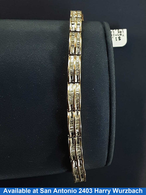 Tennis Bracelet - Yellow Gold 10k (.417) 12.6 grams 8 inch