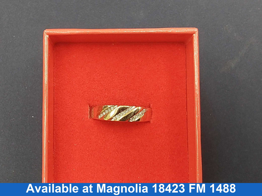 Women's Ring - Yellow Gold 10k (.417) 2.5 grams Size 7