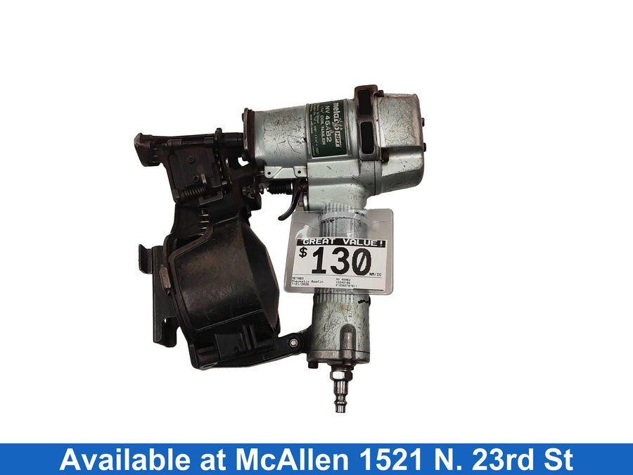 Metabo Nv 45ab2 Gray Pneumatic Roofing Nailer