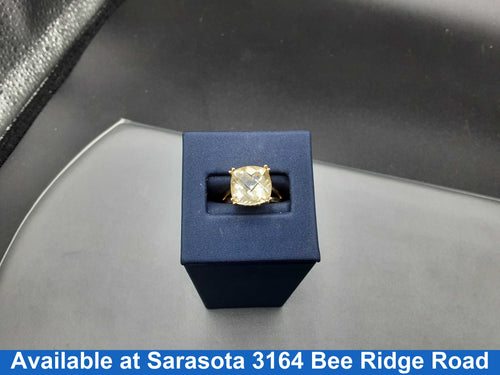 Women's Ring - Solitaire - Yellow Gold 14k (.585) 5.5 grams Size 7.5