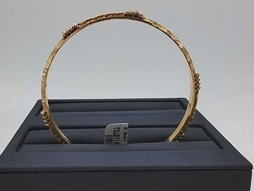 Bangle Bracelet - Yellow Gold 22k (.917) 13.5 grams 7 inch