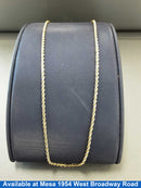Rope Chain - Yellow Gold 14k (.585) 7.5 grams 20 inch