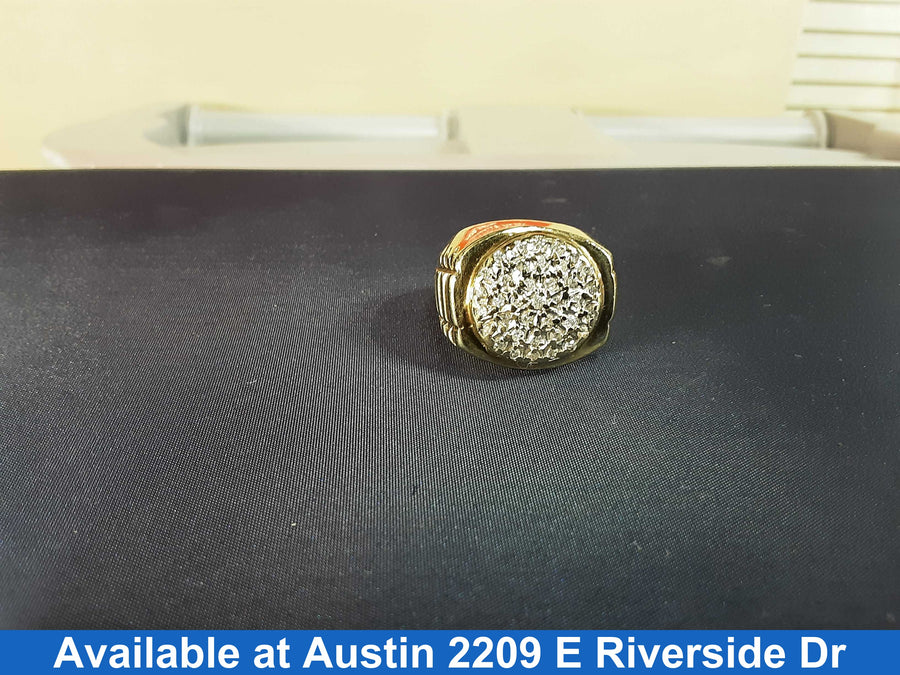 Men's Ring - Yellow Gold 10k (.417) 13.5 grams Size 10