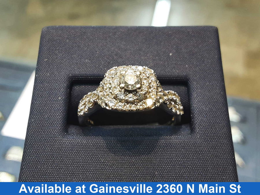 Women's Ring - White Gold 14k (.585) 3.9 grams Size 9