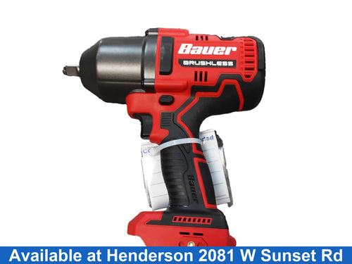 Bauer 2085cr-b Red Cordless Impact Drill