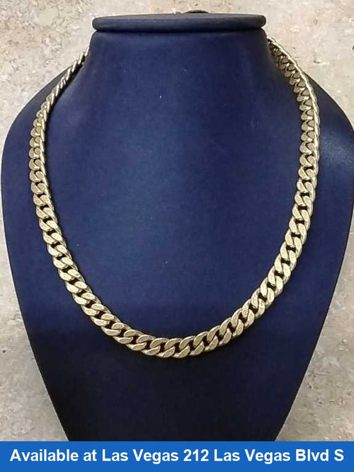 Cuban Link Chain - Yellow Gold 10k (.417) 11.3 grams 20 inch