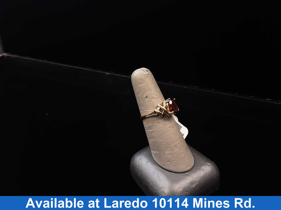Women's Ring - Yellow Gold 10k (.417) 2.7 grams Size 20
