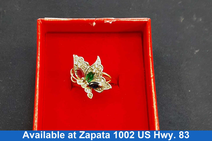 Women's Ring - Yellow Gold 14k (.585) 3.9 grams Size 20