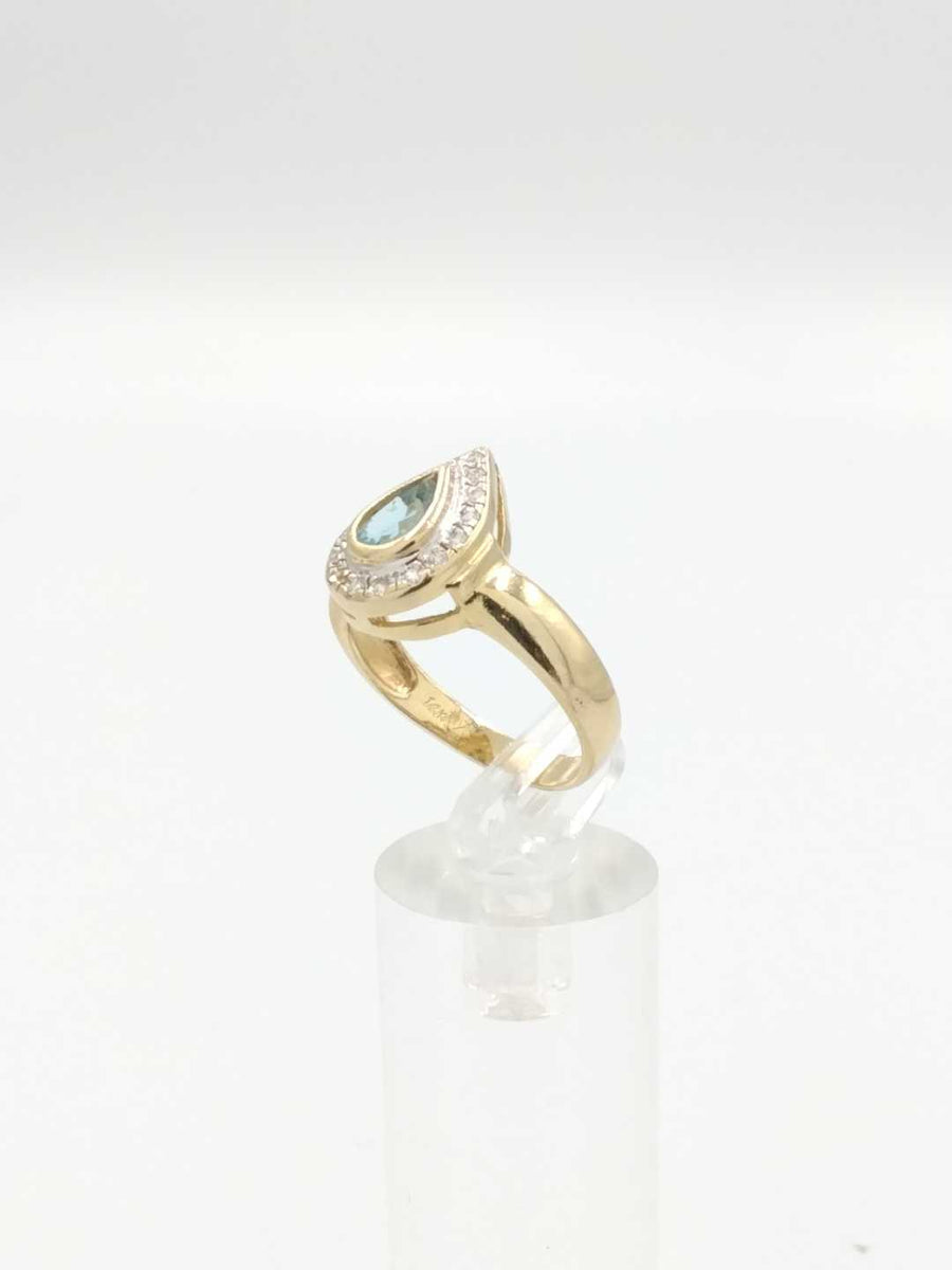 Women's Ring - Yellow Gold 14k (.585) 4.4 grams Size 8