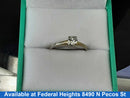 Women's Ring - Solitaire - White Gold 14k (.585) 1.57 grams Size 8