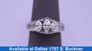 Women's Ring - White Gold 14k (.585) 6.3 grams Size 6.5
