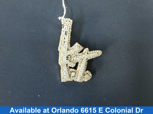Diamond Pendant - Rose Gold 10k (.417) 25.6 grams