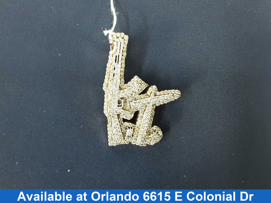 Diamond Pendant - Rose Gold 10k (.417) 25.6 grams