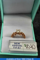 Women's Ring - Rose Gold 10k (.417) 3 grams Size 3.5