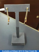 Earrings - Yellow Gold 14k (.585) 2.4 grams