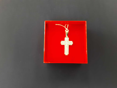 Religious Pendant - White Gold 14k (.585) 10.1 grams