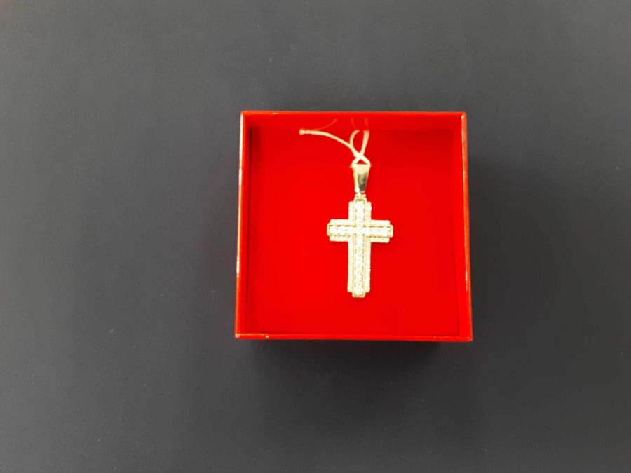 Religious Pendant - White Gold 14k (.585) 10.1 grams