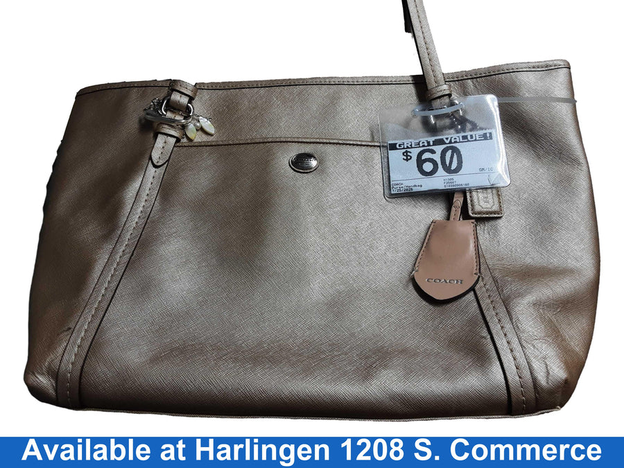 Coach H1305 Beige / Tan Purse / Handbag