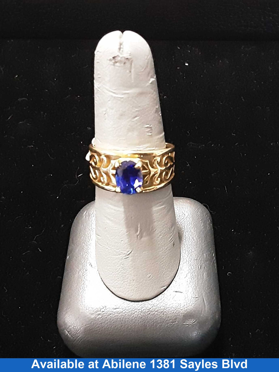 Women's Ring - Yellow Gold 14k (.585) 6.6 grams Size 8