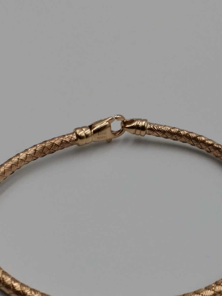 Wheat Bracelet - Rose Gold 14k (.585) 5.5 grams 8 inch