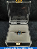Blue Gem Stone Ring