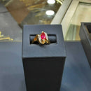 Women's Ring - Yellow Gold 10k (.417) 4 grams Size 20