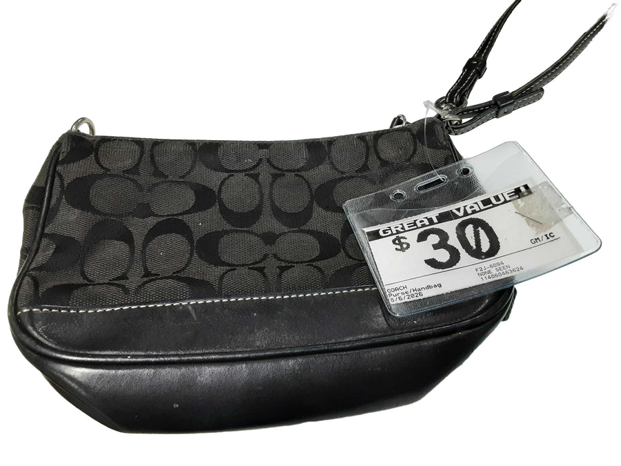 Coach F2j-6094 Black Purse / Handbag