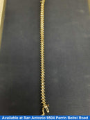 Tennis Bracelet - Yellow Gold 14k (.585) 9.1 grams 7 inch