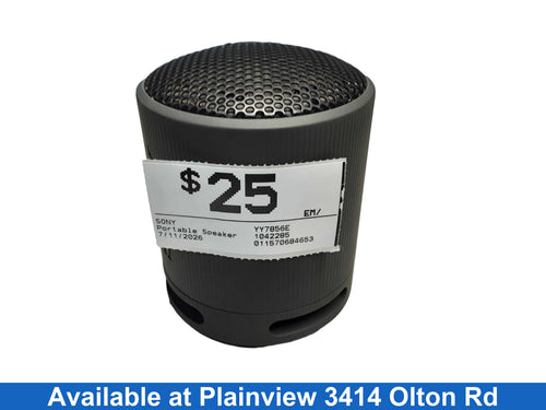 Sony Yy7856e Black Portable Speaker