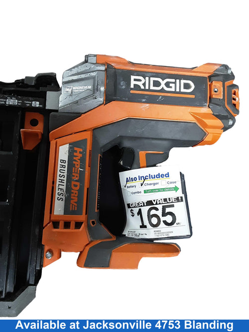 Ridgid R09892 Orange Cordless Brad Nailer